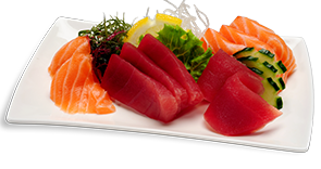 Salmon and Tuna Sashimi
